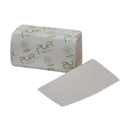 Single fold white paper towels